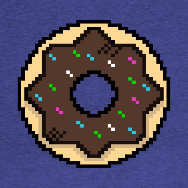 Cute Donut - Pixel Icon by Lionti_design